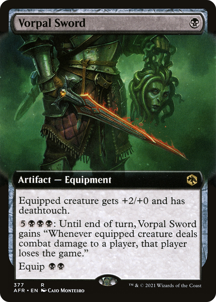 Vorpal Sword (Extended Art) (AFR-377) [Adventures in the Forgotten Realms] Foil