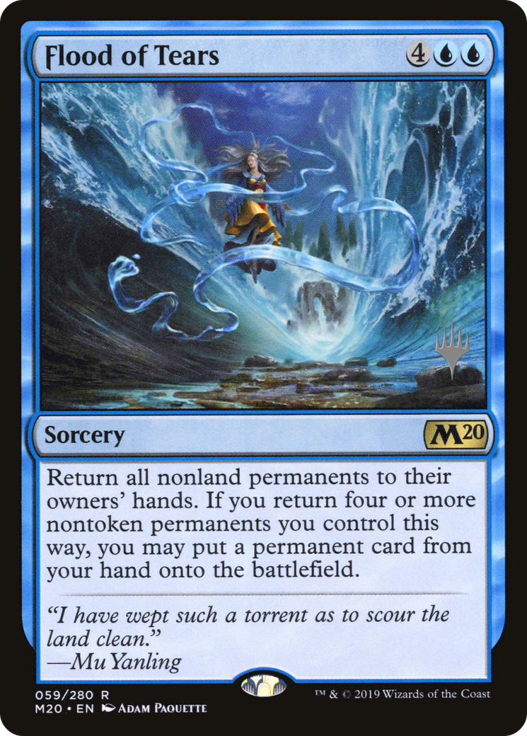 Flood of Tears (PPM20-059) [Promo Pack: Core Set 2020 Promos]