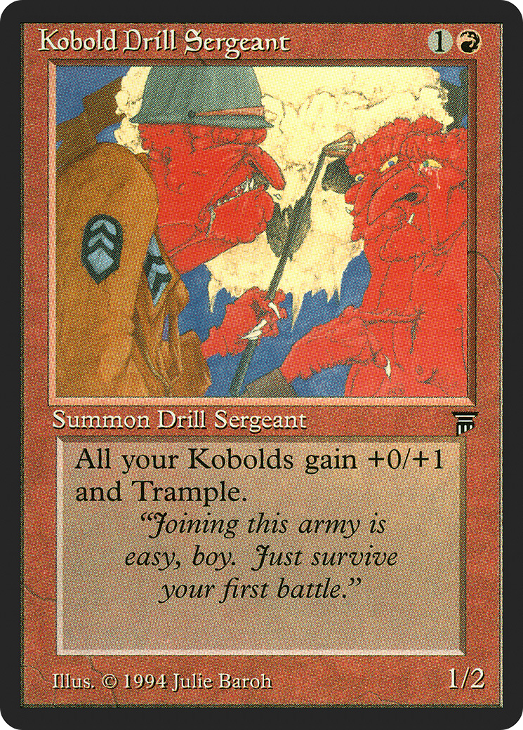 Kobold Drill Sergeant [Legends]