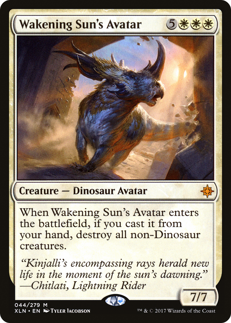 Wakening Sun's Avatar (XLN-044) [Ixalan] Foil