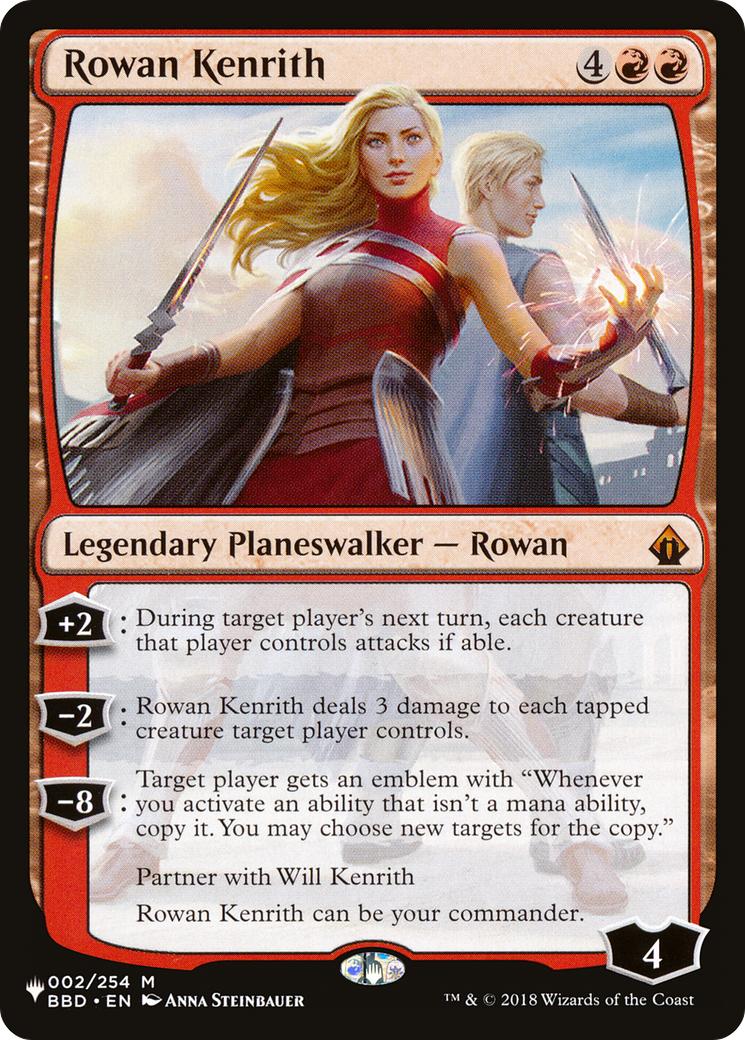 Rowan Kenrith (LIST-002/254) [The List]