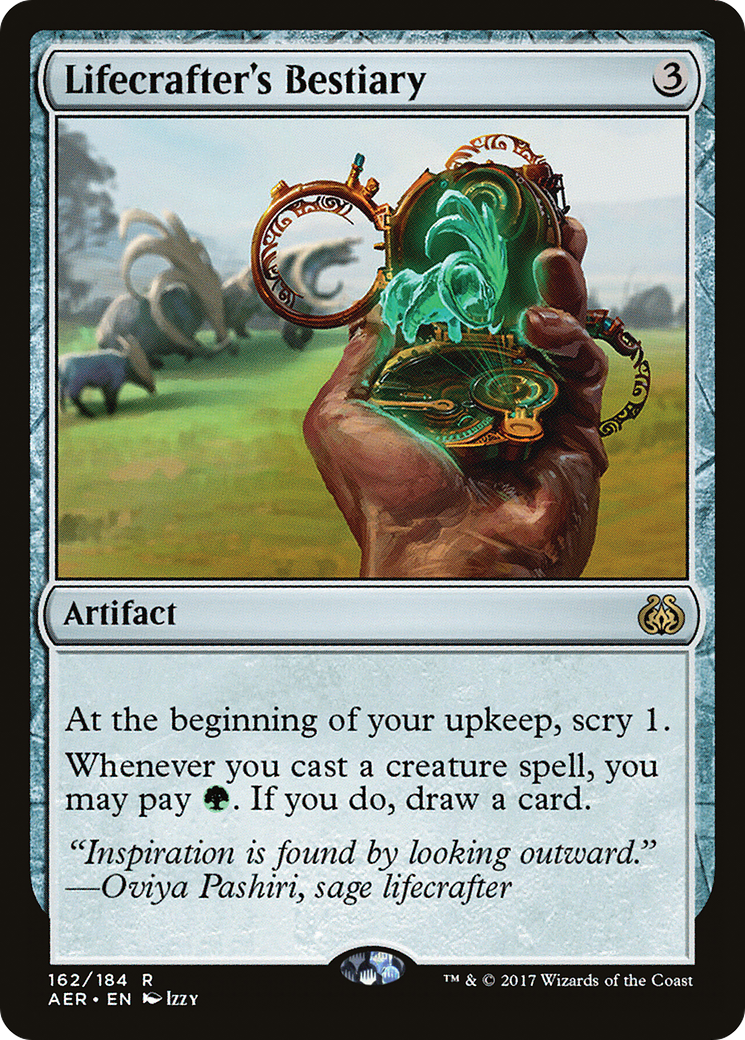 Lifecrafter's Bestiary (AER-162) [Aether Revolt] Foil