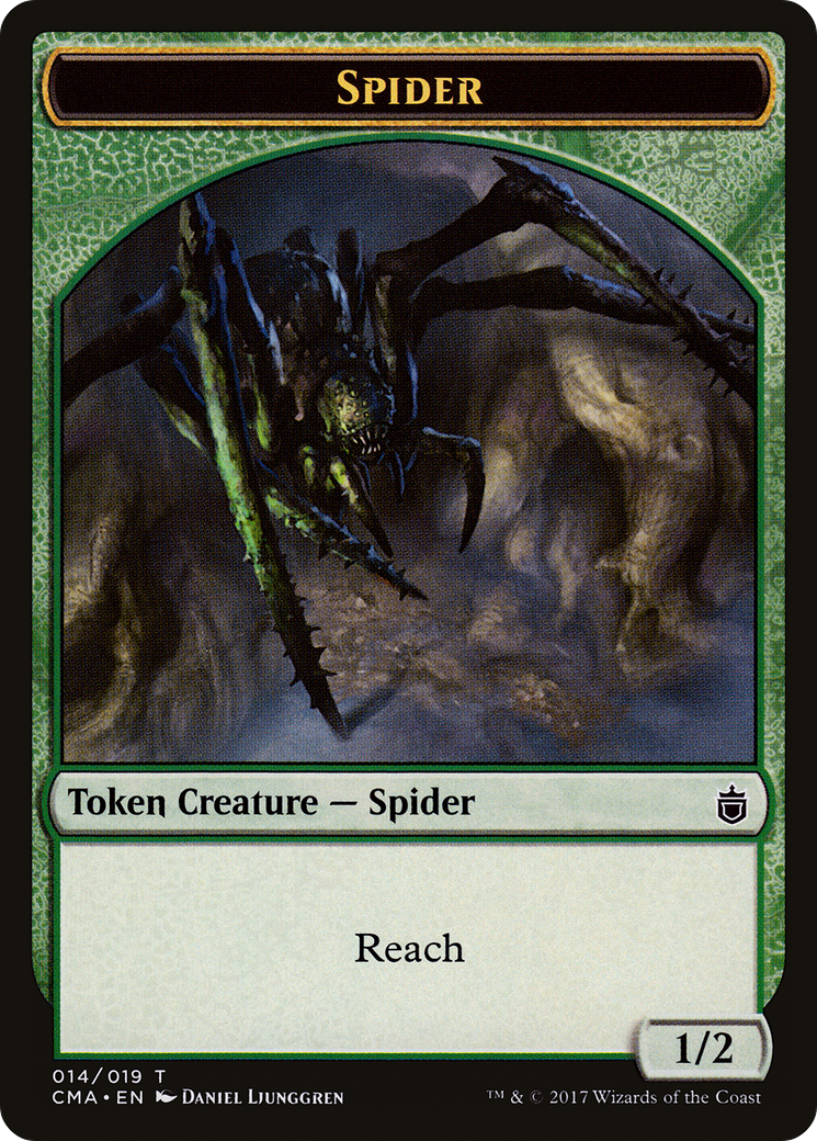 Spider Token (CMA-014) [Commander Anthology Tokens]