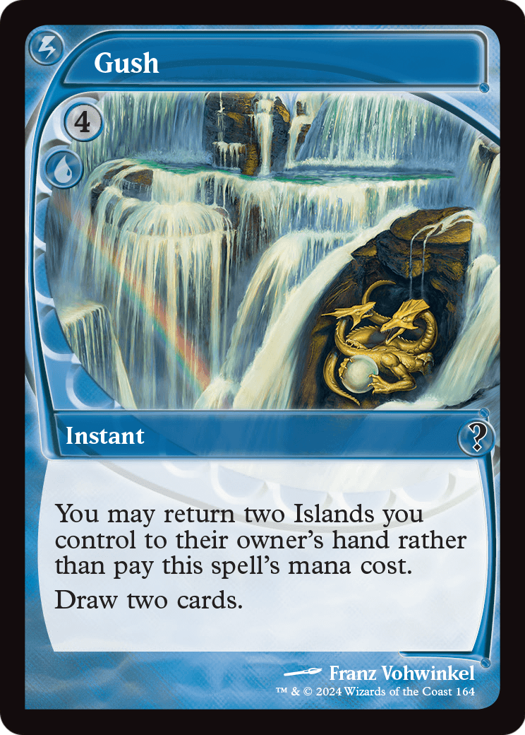 Gush (Future Sight) (MB2-164) [Mystery Booster 2] Foil