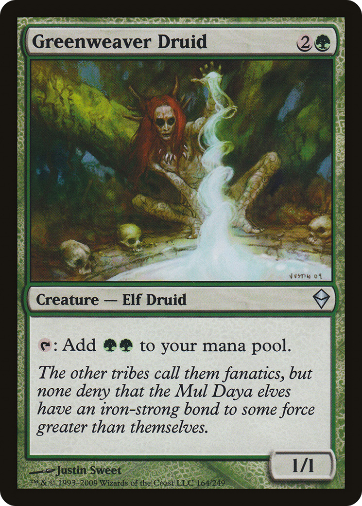 Greenweaver Druid (ZEN-164) [Zendikar]