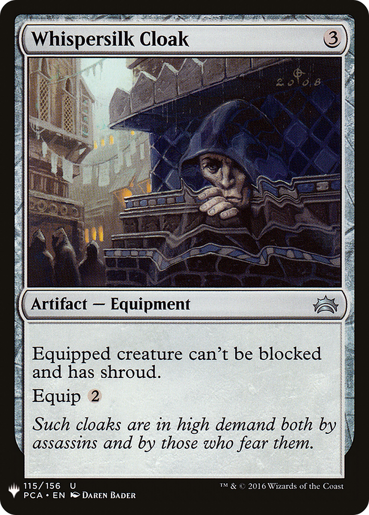 Whispersilk Cloak (PCA) (LIST-115) [The List]