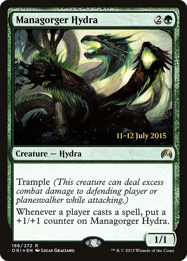 Managorger Hydra (PRE-186) [Magic Origins Promos] Foil