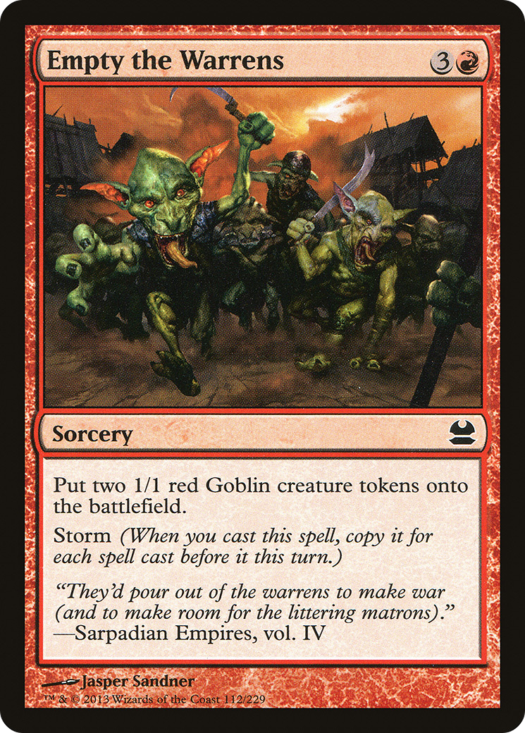 Empty the Warrens (MMA-112) [Modern Masters] Foil