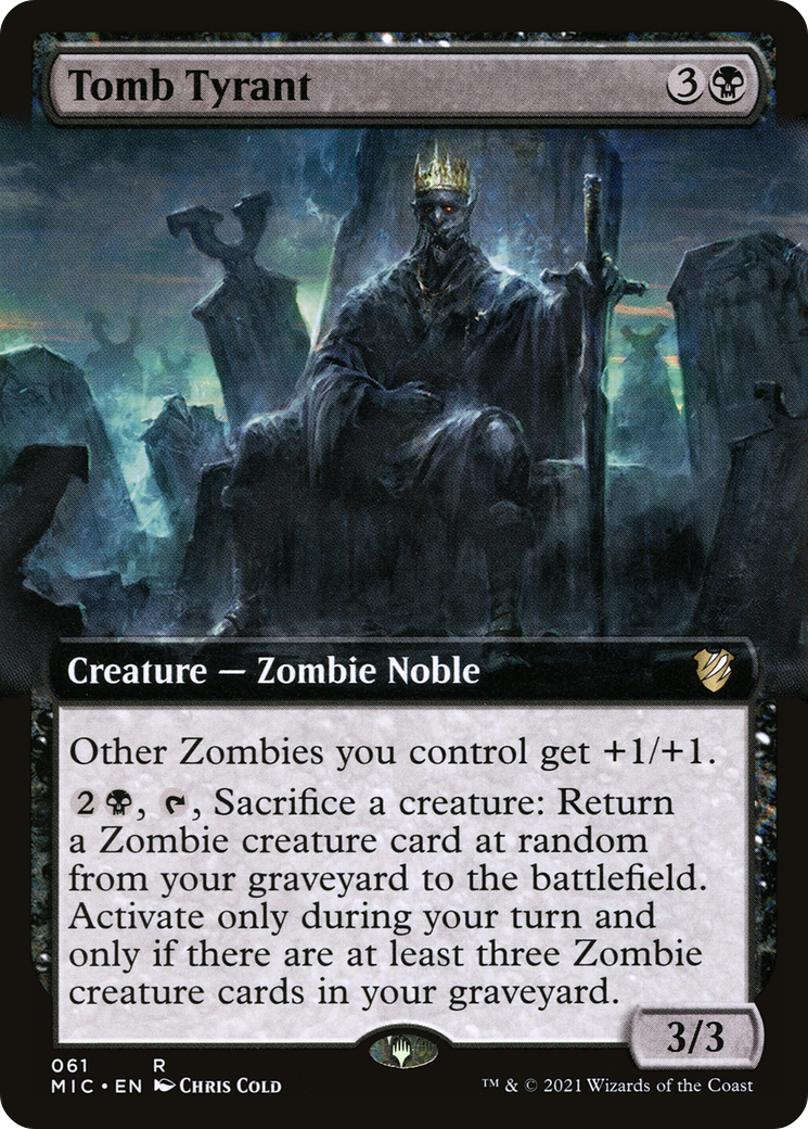 Tomb Tyrant (Extended Art) (MIC-061) [Midnight Hunt Commander]
