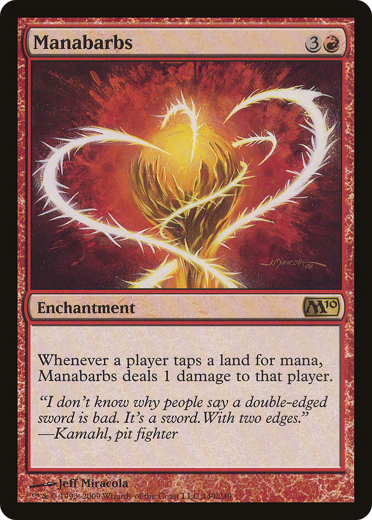Manabarbs (M10-149) [Magic 2010] Foil