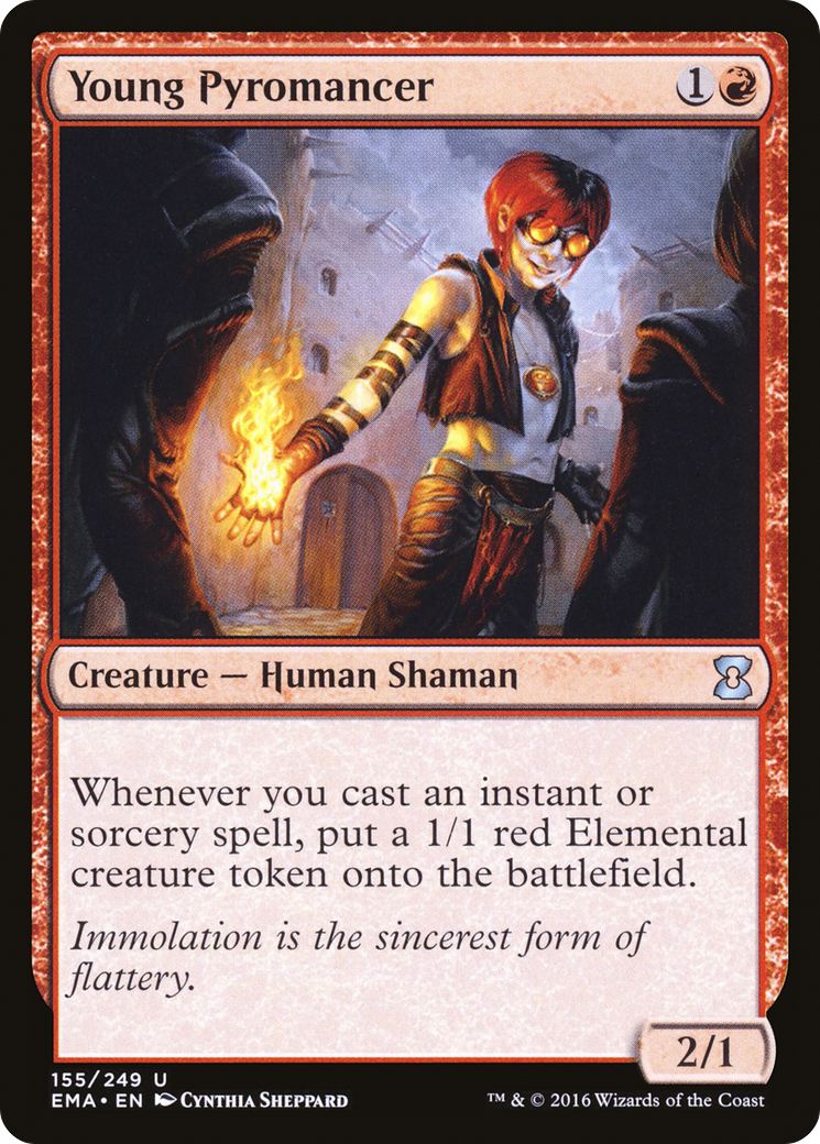 Young Pyromancer (EMA-155) [Eternal Masters]