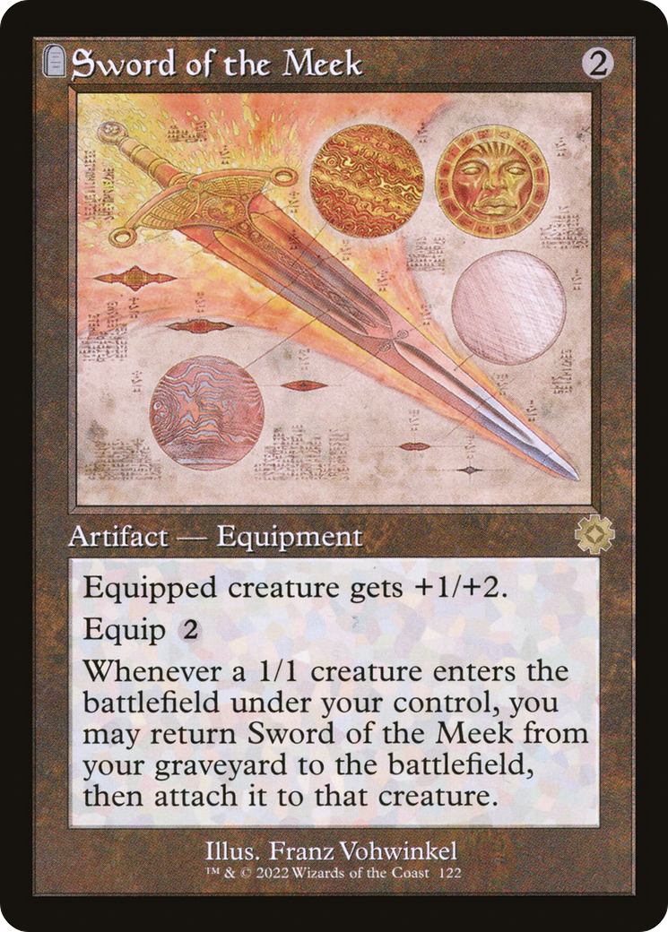 Sword of the Meek (Schematic) (BRR-122) [The Brothers' War Retro Artifacts]