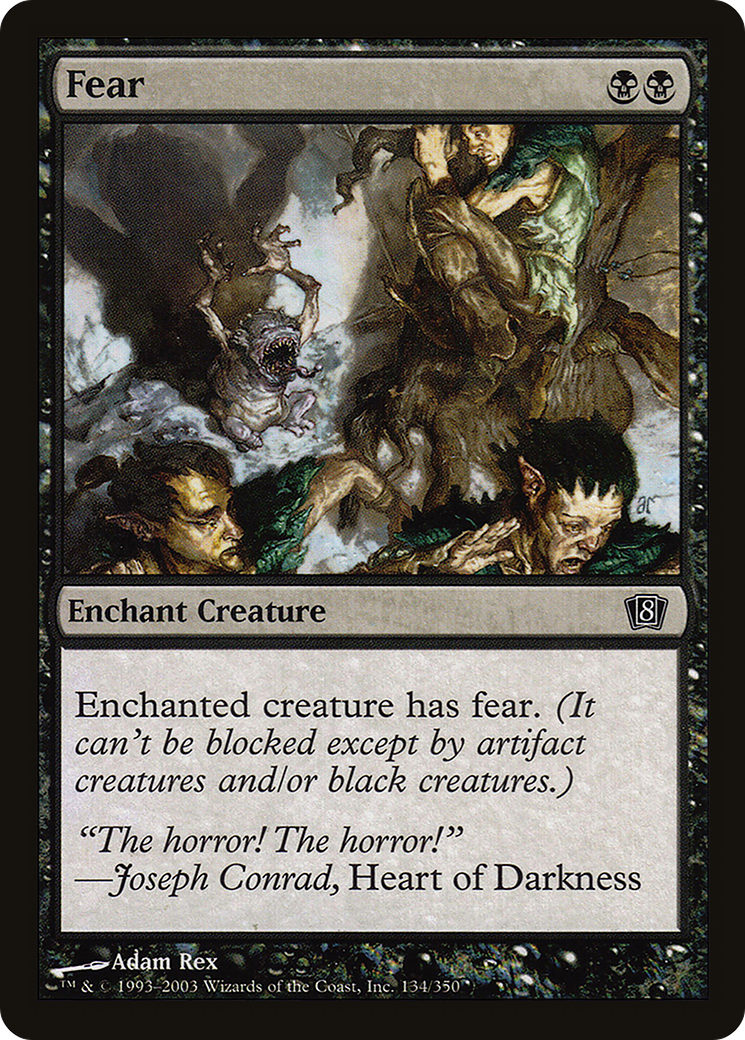 Fear (8ED-134) [8th Edition] Foil