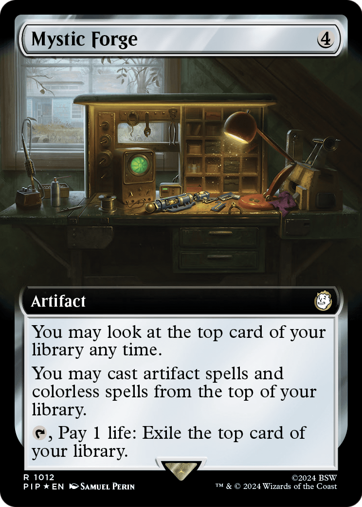 Mystic Forge (Extended Art) (Surge Foil) (PIP-1012) [Fallout] Foil