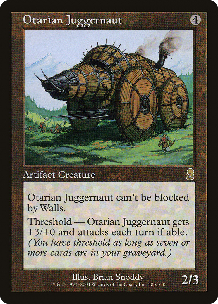 Otarian Juggernaut (ODY-305) [Odyssey] Foil