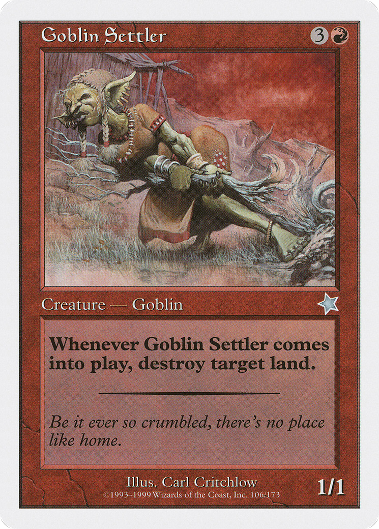Goblin Settler (S99-106) [Starter 1999]