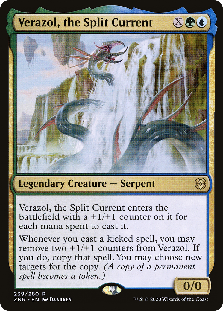 Verazol, the Split Current - Foil [Zendikar Rising]