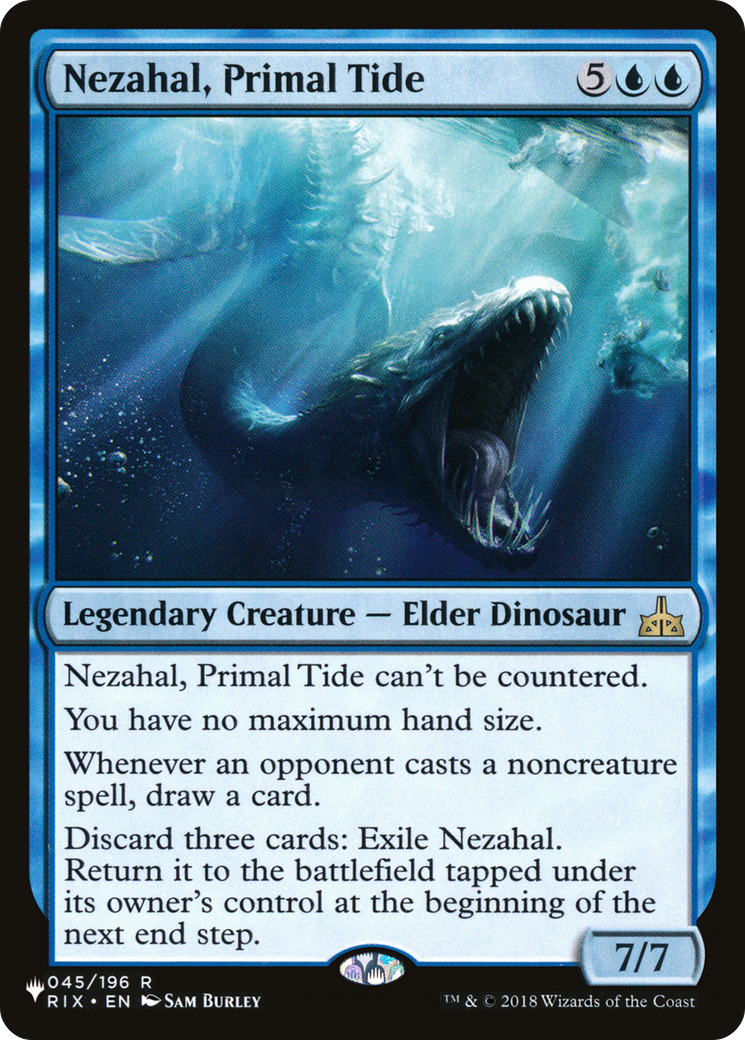 Nezahal, Primal Tide (LIST-045/196) [The List]