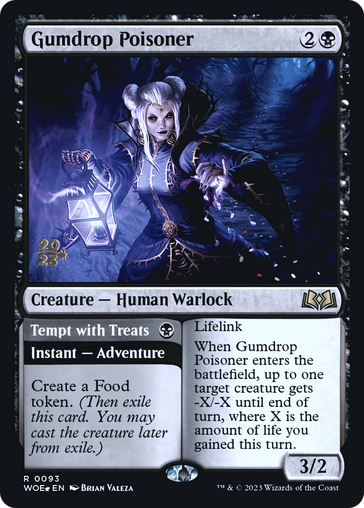 Gumdrop Poisoner (PRE-093) [Wilds of Eldraine Promos] Foil
