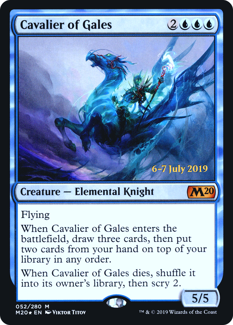 Cavalier of Gales (PRE-052) [Core Set 2020 Promos] Foil