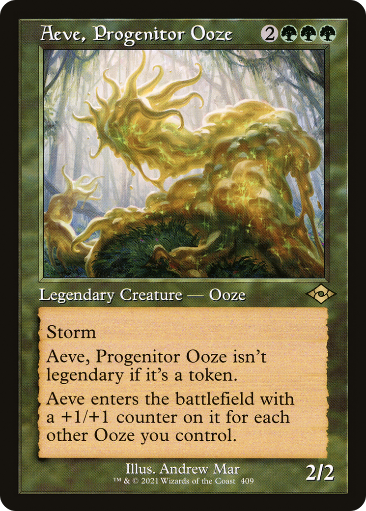 Aeve, Progenitor Ooze (Retro Frame) (MH2-409) [Modern Horizons 2]