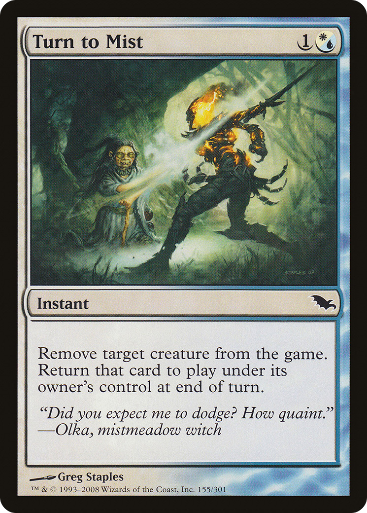 Turn to Mist (SHM-155) [Shadowmoor]