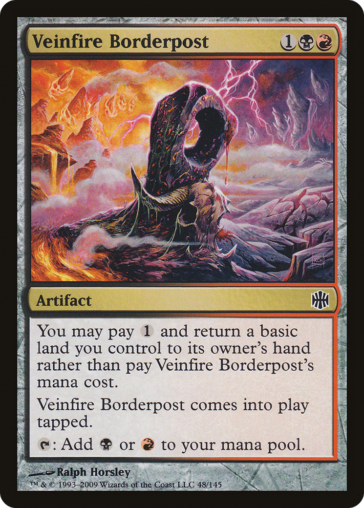 Veinfire Borderpost (ARB-048) [Alara Reborn] Foil