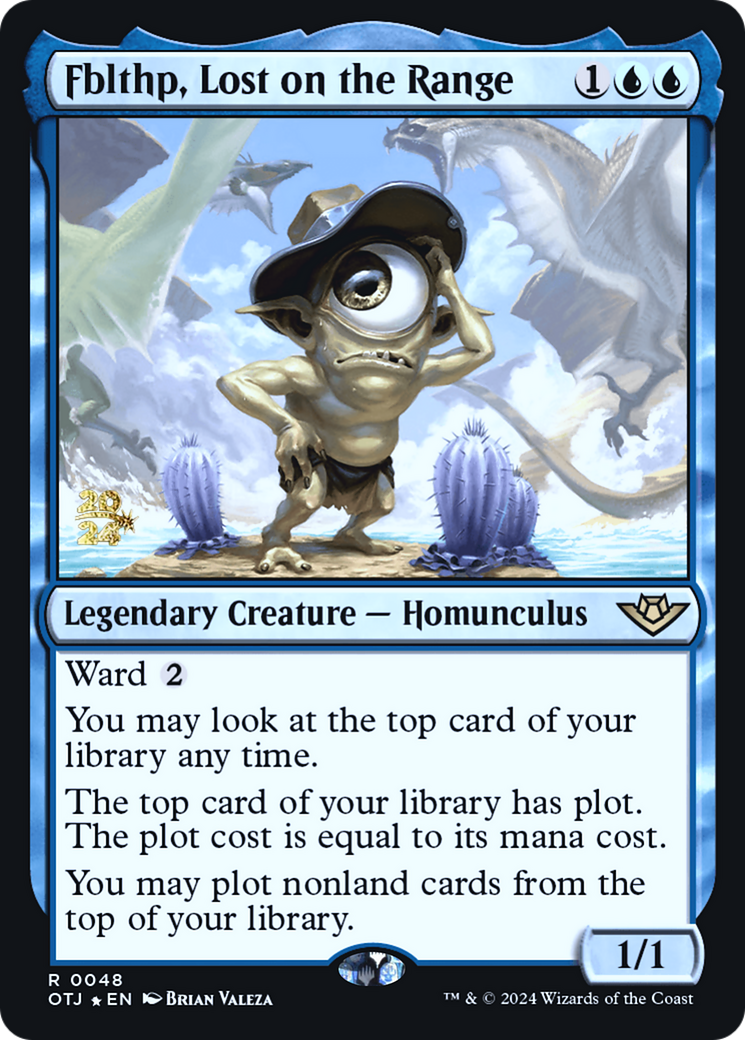 Fblthp, Lost on the Range (PRE-048) [Outlaws of Thunder Junction Promos] Foil