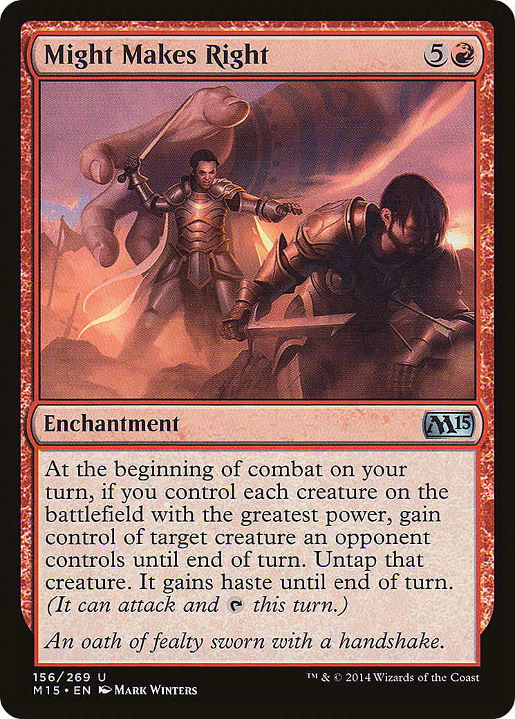 Might Makes Right (M15-156) [Magic 2015] Foil