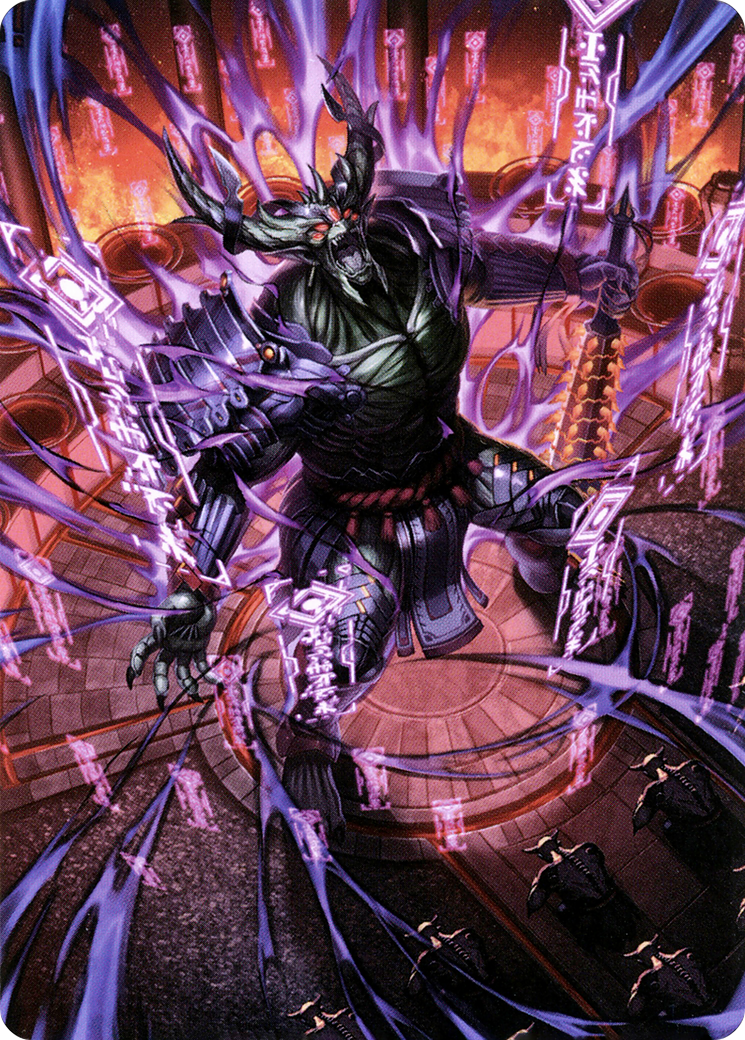 Hidetsugu, Devouring Chaos // Hidetsugu, Devouring Chaos (ANEO-056) (Borderless) [Neon Dynasty Art Series]
