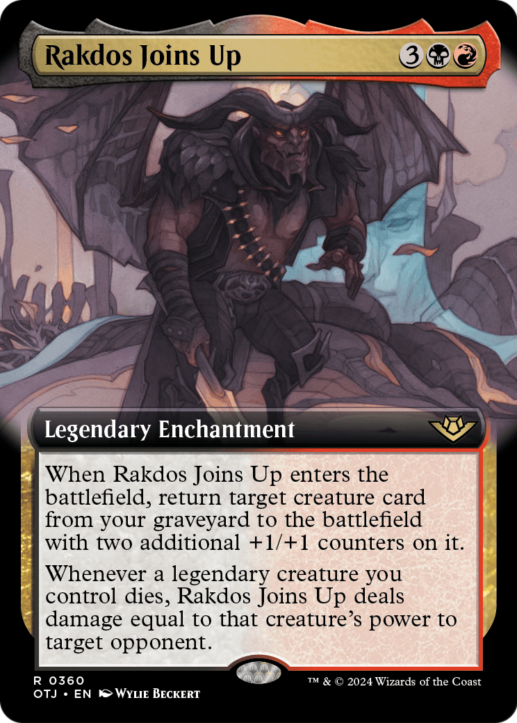 Rakdos Joins Up (Extended Art) (OTJ-360) [Outlaws of Thunder Junction]