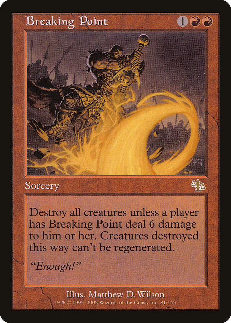 Breaking Point (JUD-081) [Judgment] Foil