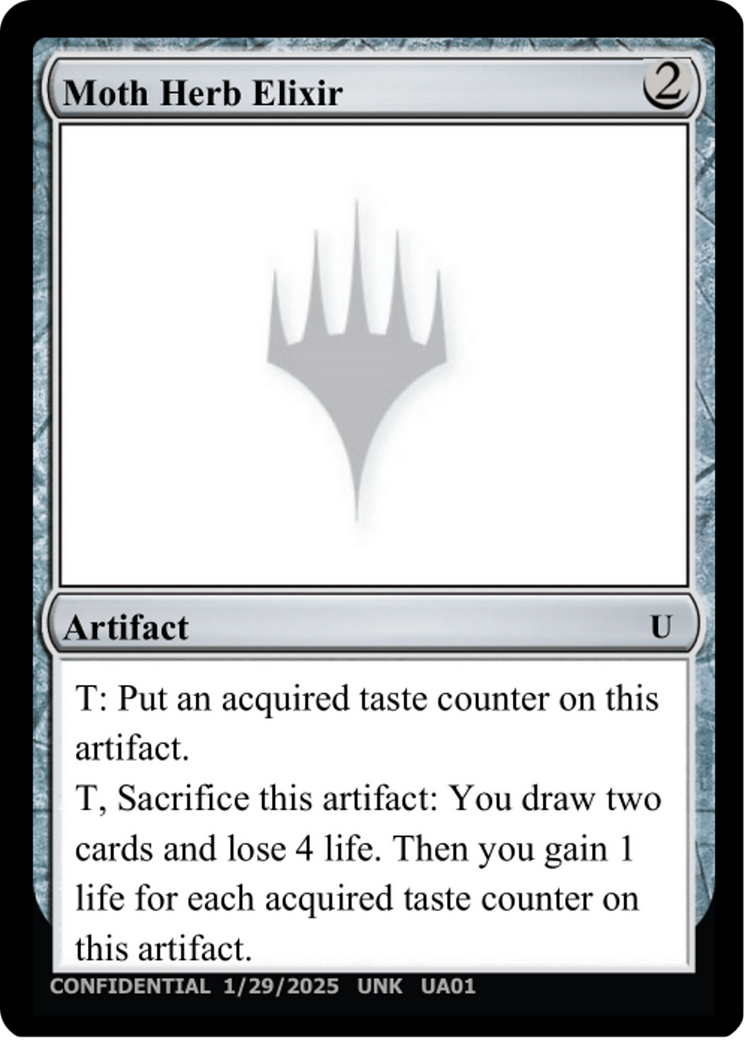 Moth Herb Elixir (UNK-UA01C) [Un-Known Event Playtest Cards]