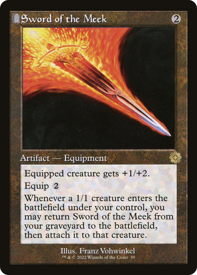 Sword of the Meek (BRR-059) [The Brothers' War Retro Artifacts] Foil