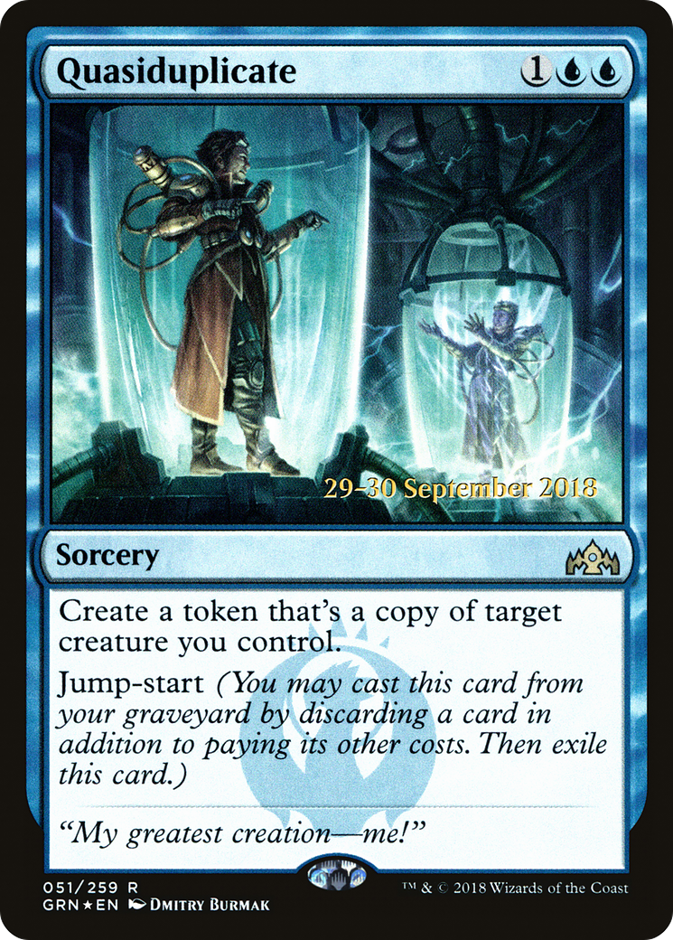 Quasiduplicate (PRE-051) [Guilds of Ravnica Promos] Foil