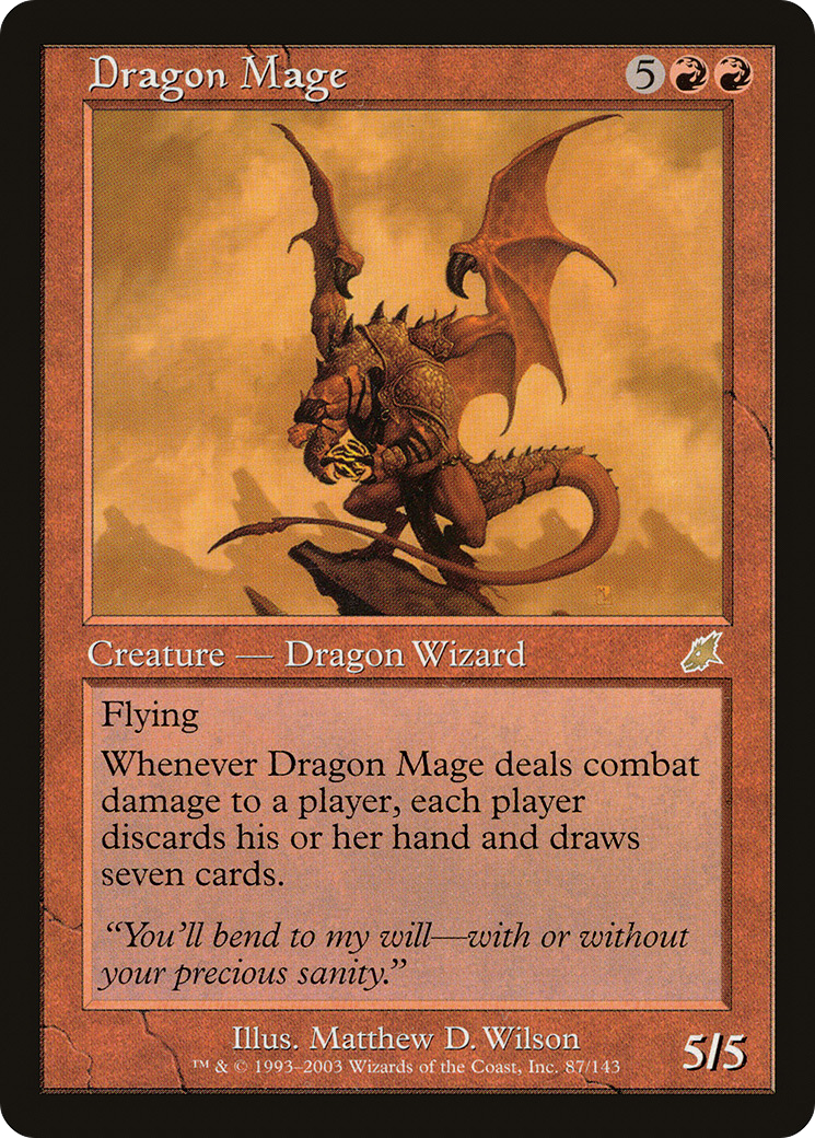Dragon Mage (SCG-087) [Scourge] Foil