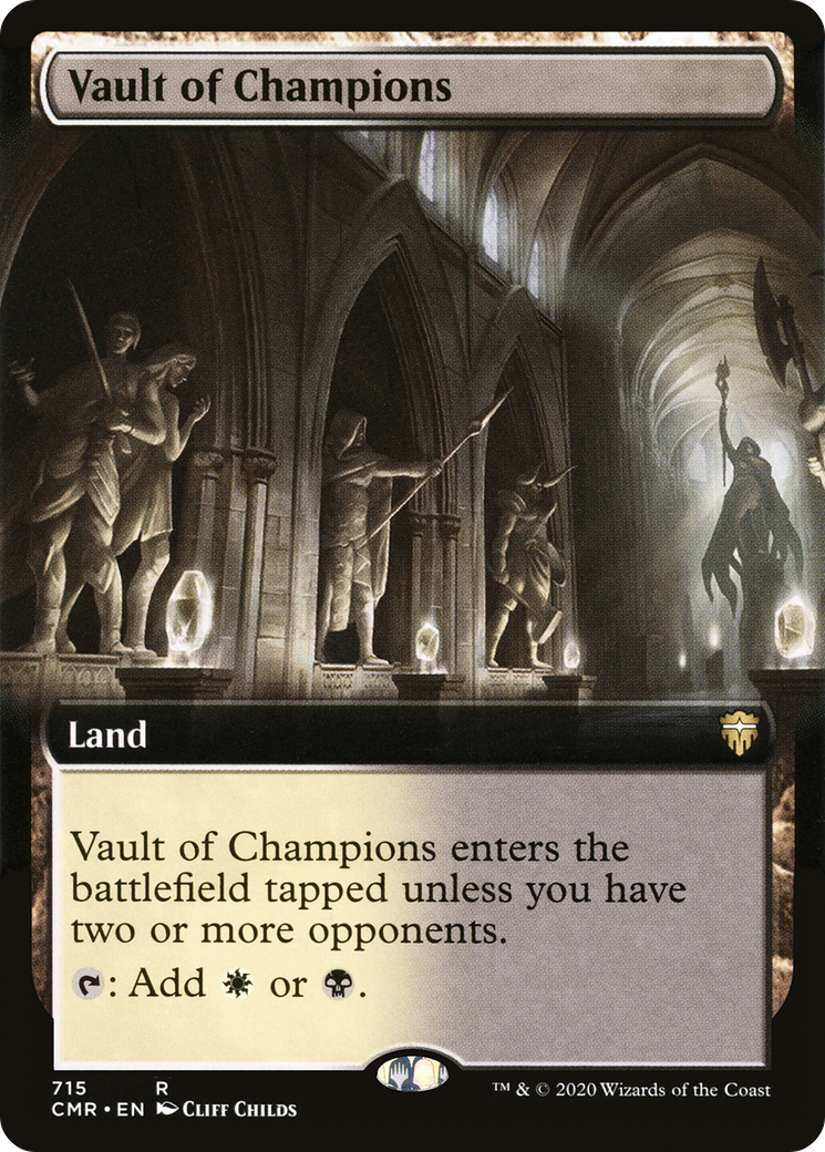 Vault of Champions (Extended Art) (CMR-715) [Commander Legends]