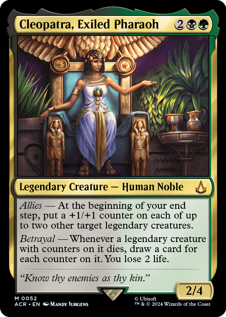 Cleopatra, Exiled Pharaoh (ACR-052) [Assassin's Creed] Foil