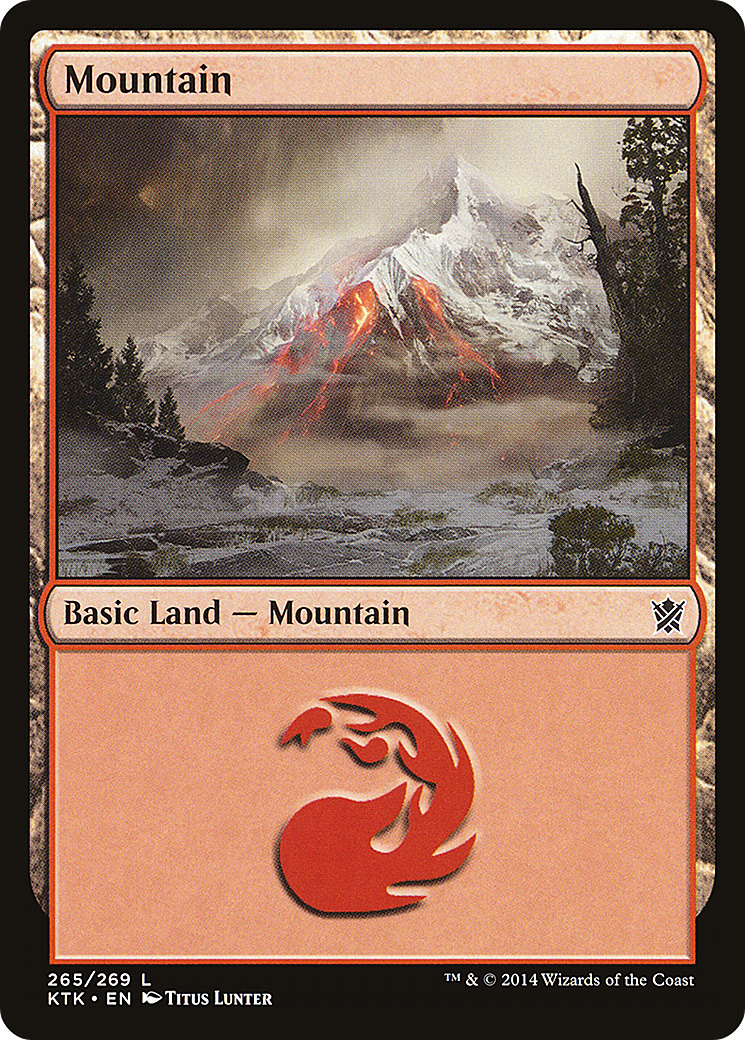 Mountain (KTK-265) [Khans of Tarkir] Foil