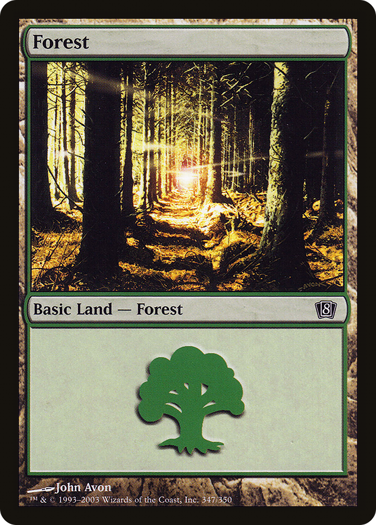 Forest (8ED-347) [8th Edition] Foil