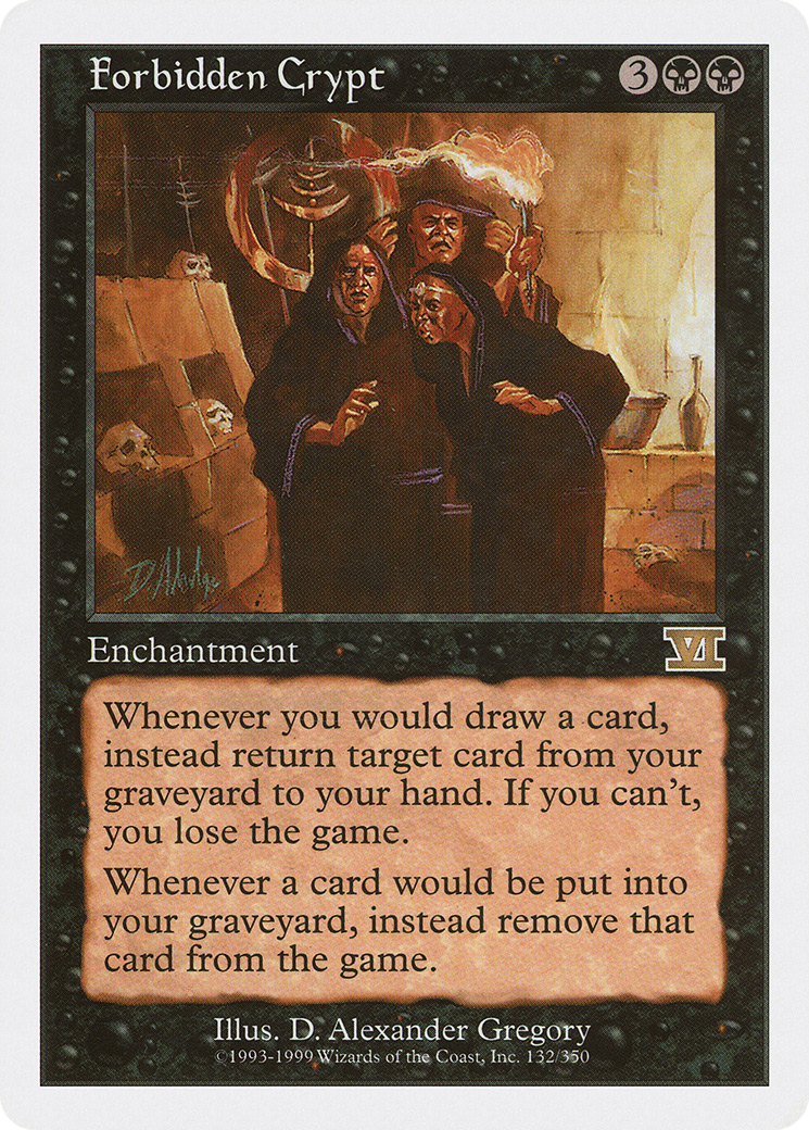 Forbidden Crypt (6ED-132) [Classic Sixth Edition]