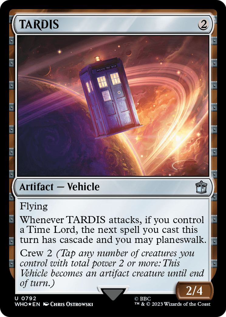 TARDIS (Surge Foil) (WHO-792) [Doctor Who] Foil