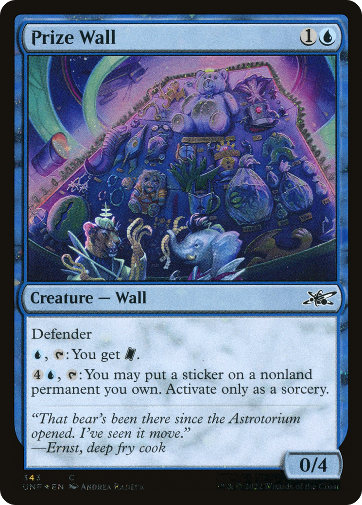 Prize Wall (Galaxy Foil) (UNF-343) [Unfinity] Foil