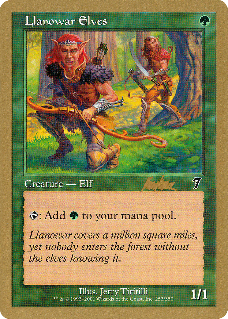 Llanowar Elves - 2002 Brian Kibler (7ED) [World Championship Decks 2002]