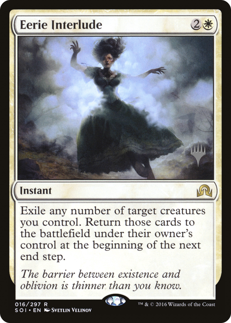 Eerie Interlude (PPTHB-016) [Promo Pack: Shadows over Innistrad Promos] Foil