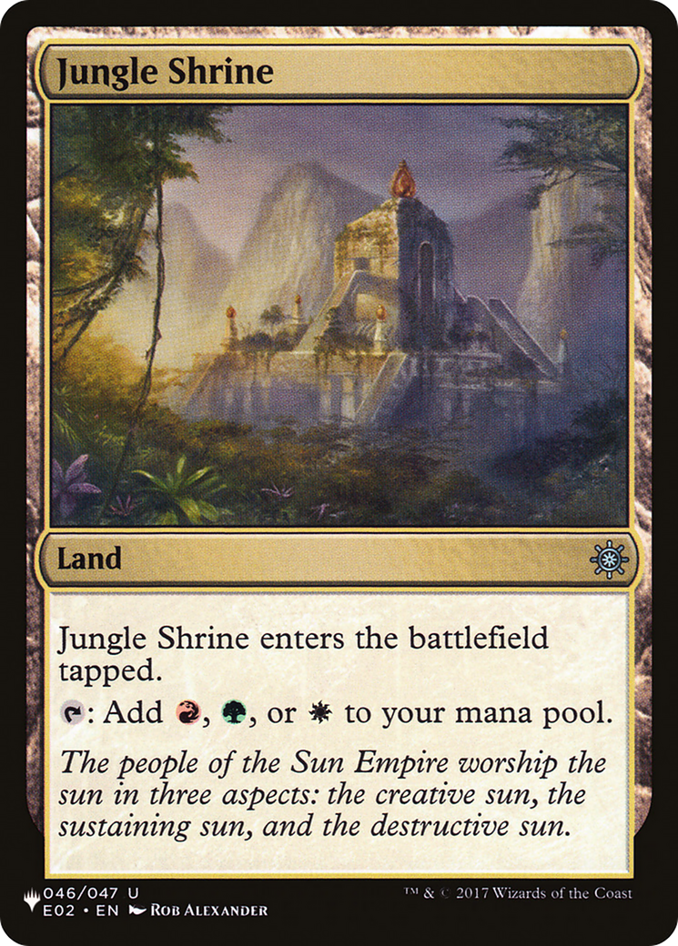 Jungle Shrine (E02) (LIST-046/047) [The List]