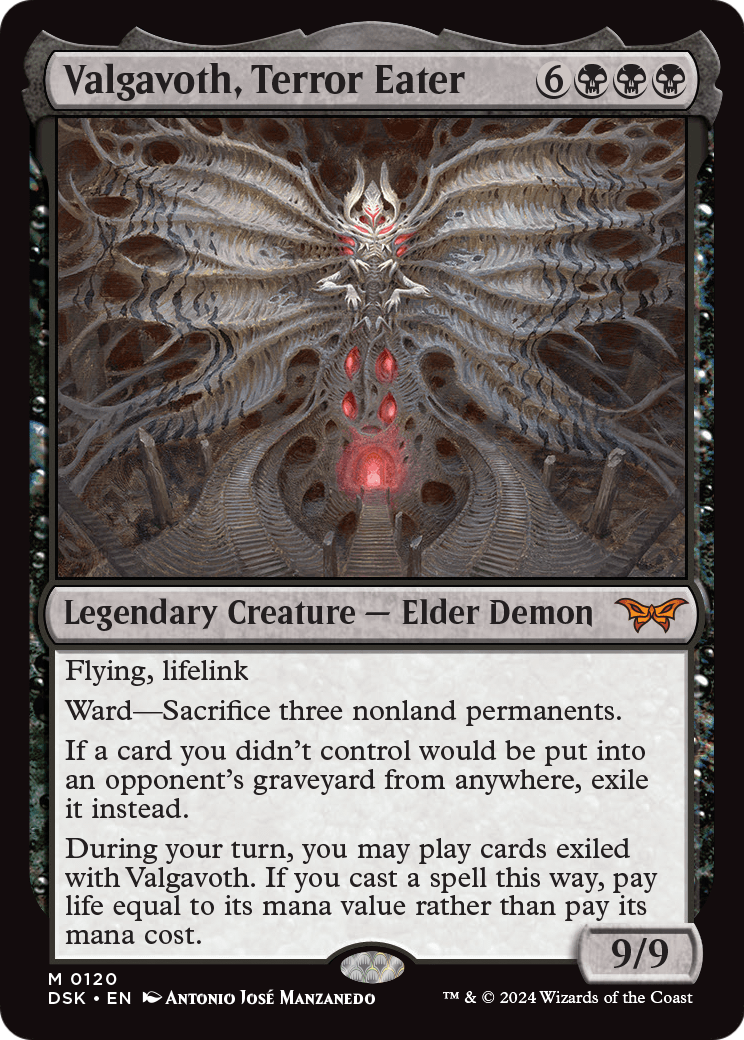 Valgavoth, Terror Eater (DSK-120) [Duskmourn: House of Horror] Foil