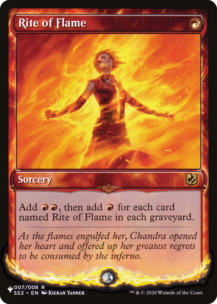 Rite of Flame (LIST-007/008) [The List]
