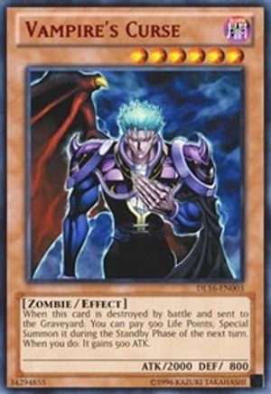 Vampire's Curse (Red) (Rare) (DL16-EN003) - Duelist League Promo Unlimited