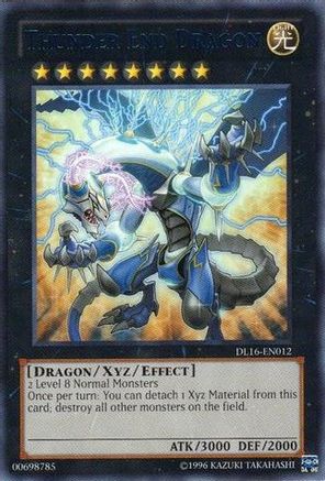 Thunder End Dragon (Blue) (Rare) (DL16-EN012) - Duelist League Promo Unlimited